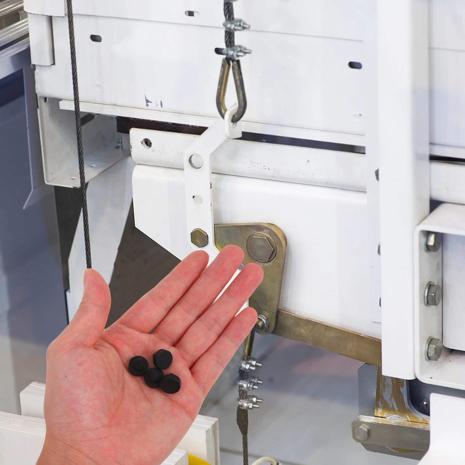 20 قطعة المضادة للتصادم مسمار المطاط مصدات لأبواب المصعد حامي الباب امتصاص الصدمات الصوت الملطف جدار الحرس الباب #1