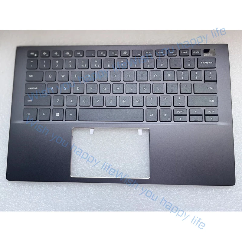 L... New Palmrest Upper Case US Intl No Backlit Keyboard For Dell Vostro 5300 5301
