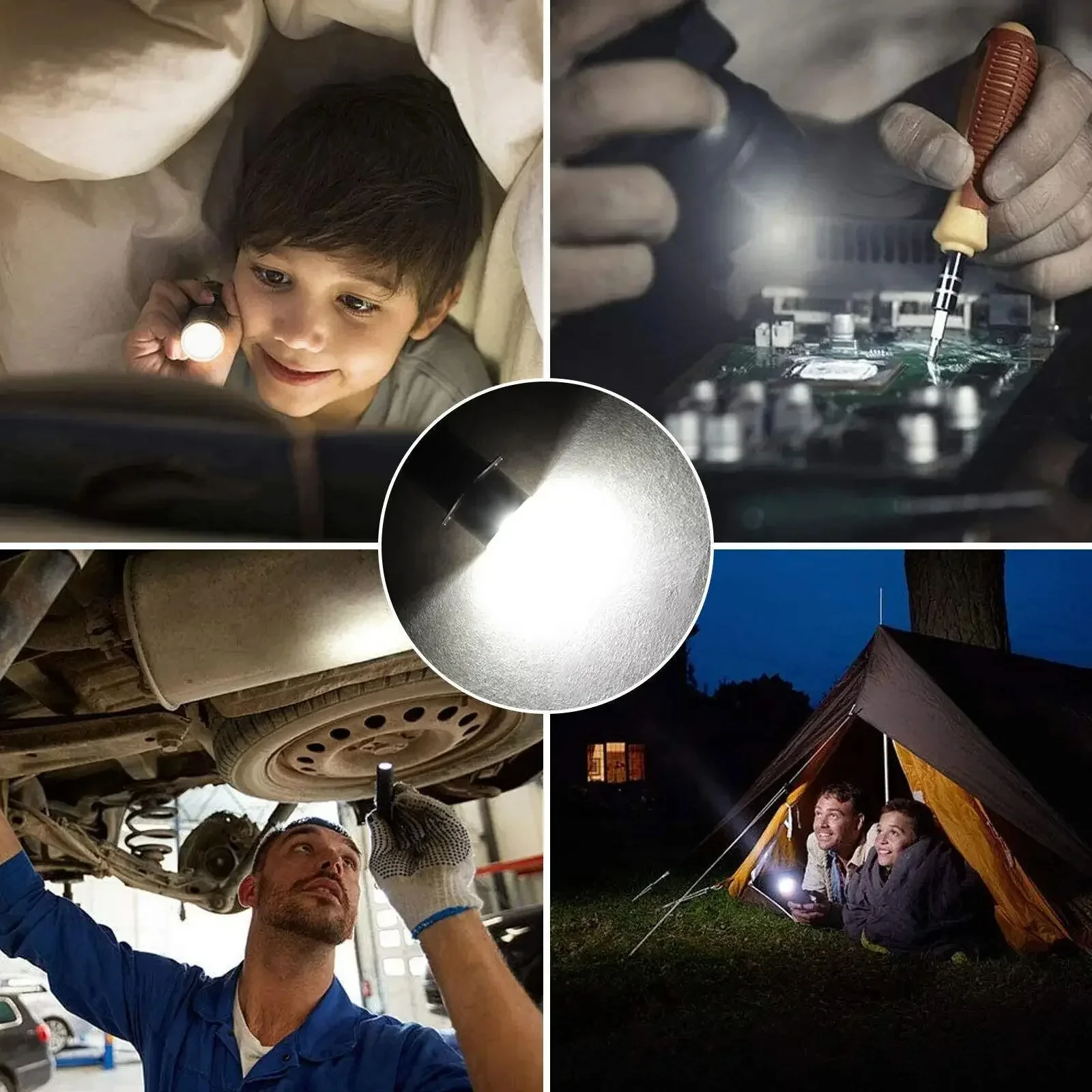 لمبة ترقية LED 5 وات - أبيض/أبيض دافئ - مصباح يدوي Maglietti - 6500K - 3W - DC 6V - 24V - استبدال المصباح - مصباح العمل