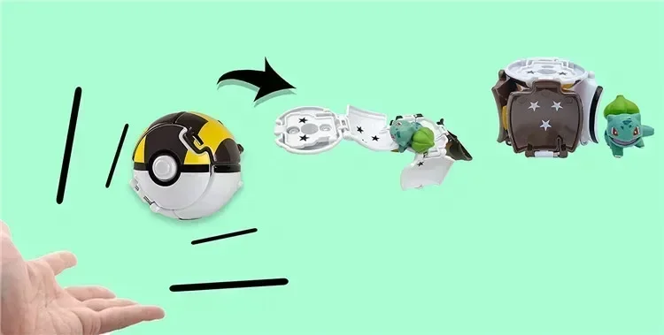 Pokemon Schlafpuppen Geschenke / Ballspielzeuge Pikachu Bulbasaur Eevee Snorlax Jirachi Komala PVC Anime Figuren Kawaii Spielzeuge – Detail 16