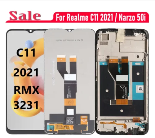 For OPPO Realme C11 2021 RMX3231 Narzo 50i LCD Display Touch Screen Replacement