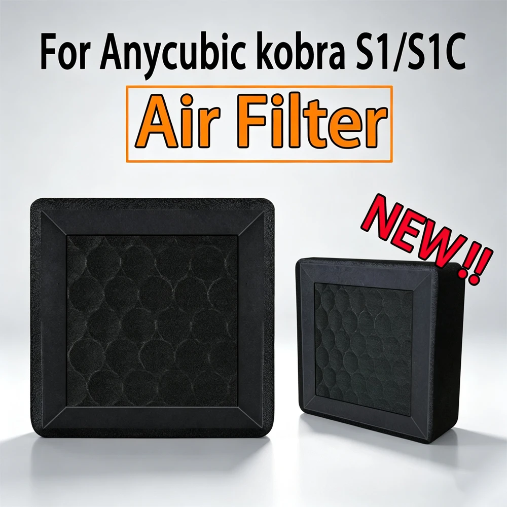 Filtre à charbon actif pour filtre à Air Anycubic Kobra S1C, accessoires d'imprimante 3D Anycubic Kobra S1