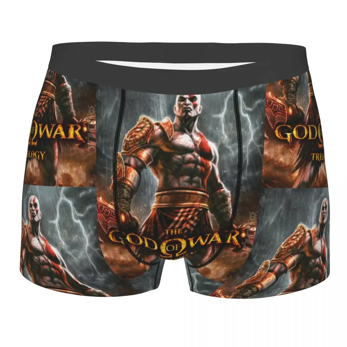 

Popular Kratos God Of War 3d Print Man's Printed Boxer Briefs Underwear Highly Breathable Top Quality Gift Idea