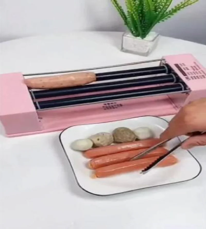 

220V BBQ Sausage Machine Desktop Home Mini Hot Dog Machine Multi functional Sausage Breakfast Machine EA