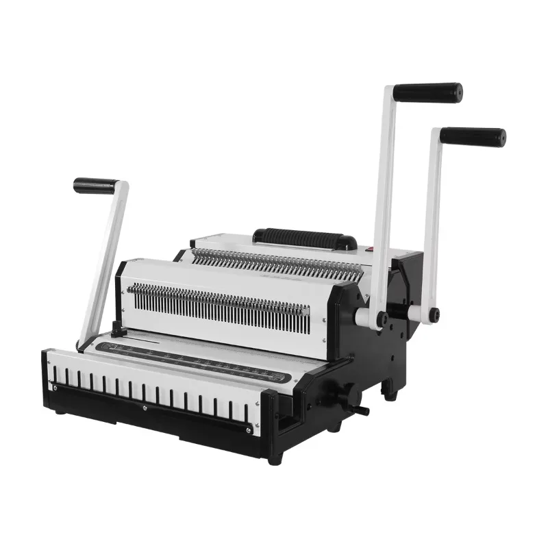 Hochwertige multifunktionale integrierte Kämm- und Bindemaschine, manuelle Gewindeschneidemaschine