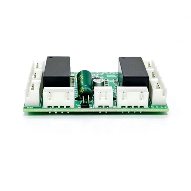 [NEW!A25P】 Transparent Transmission Ethernet Switch Module 8-Port 100Mbps Unmanaged DC 5V-12V Embedded Network