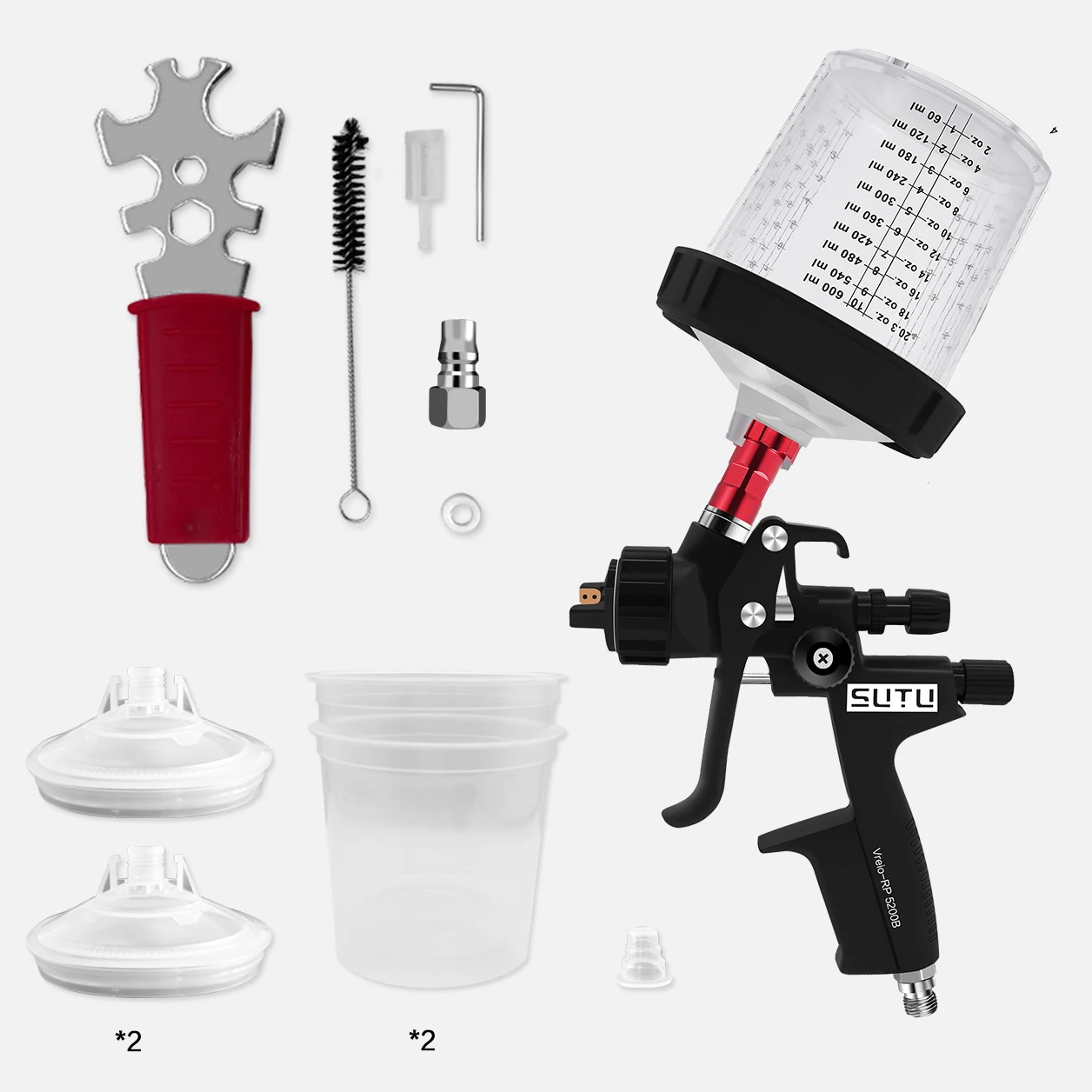 sutu-5200-pneumatic-spray-gun-13mm-stainless-steel-spray-nozzle-600ml-pot-car-furniture-spray-paint-clear-atomization