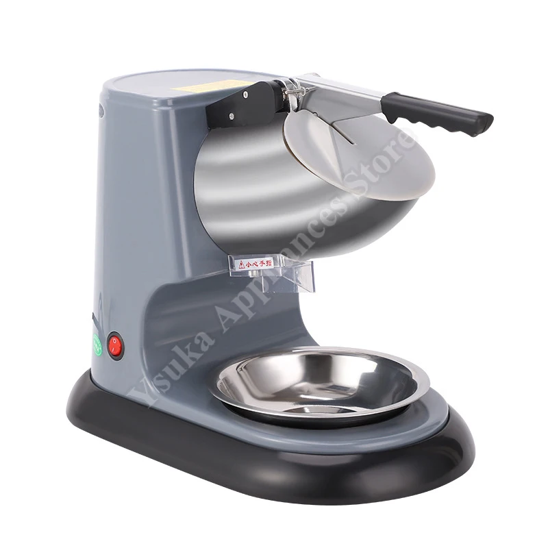 Ice Crusher Electric High-power Smoothie Shaver Slush Ice Block Breaking grinder Machine Commercial Ice Shaved Machine