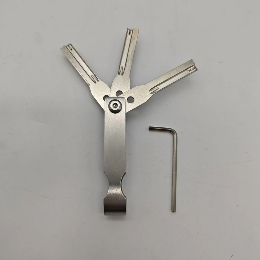 

Folding Multi-function Anti-theft Door Lock Tool Hardware Tools Professional Locksmith Supplies Repair Tools