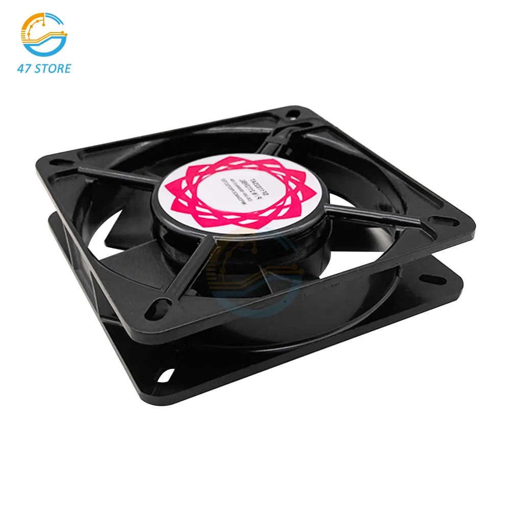 8cm 11cm Cooling Fan Industrial Case Fan Ball Bearing AC 110V 220V Brushless Cooling Fan High Speed Air Flow Exhaust Cooler Fan