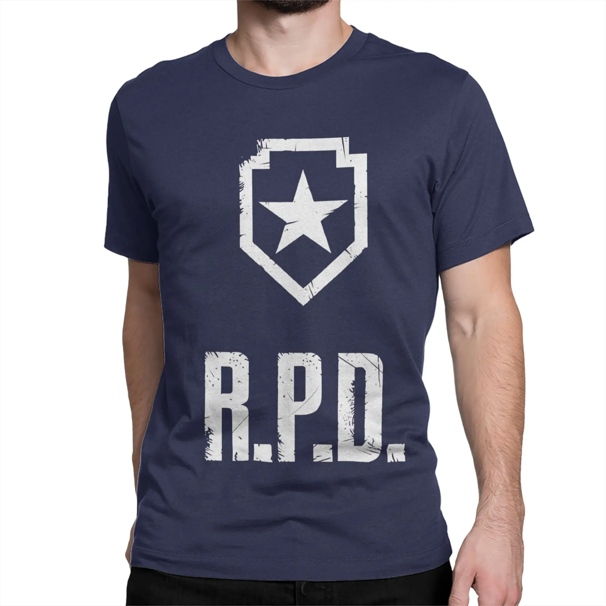 Raccoon City Polices Department RPD T-Shirt Men Women Video Game Funny 100% Cotton Tees Crew Neck T Shirts Plus Size Clothes