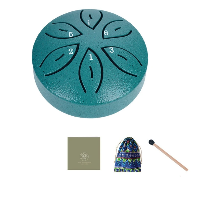 أفضل الآلات الموسيقية للأطفال أورف آلات الحرف طبلة مجوفة صغيرة 3 بوصة 6 لهجة #1