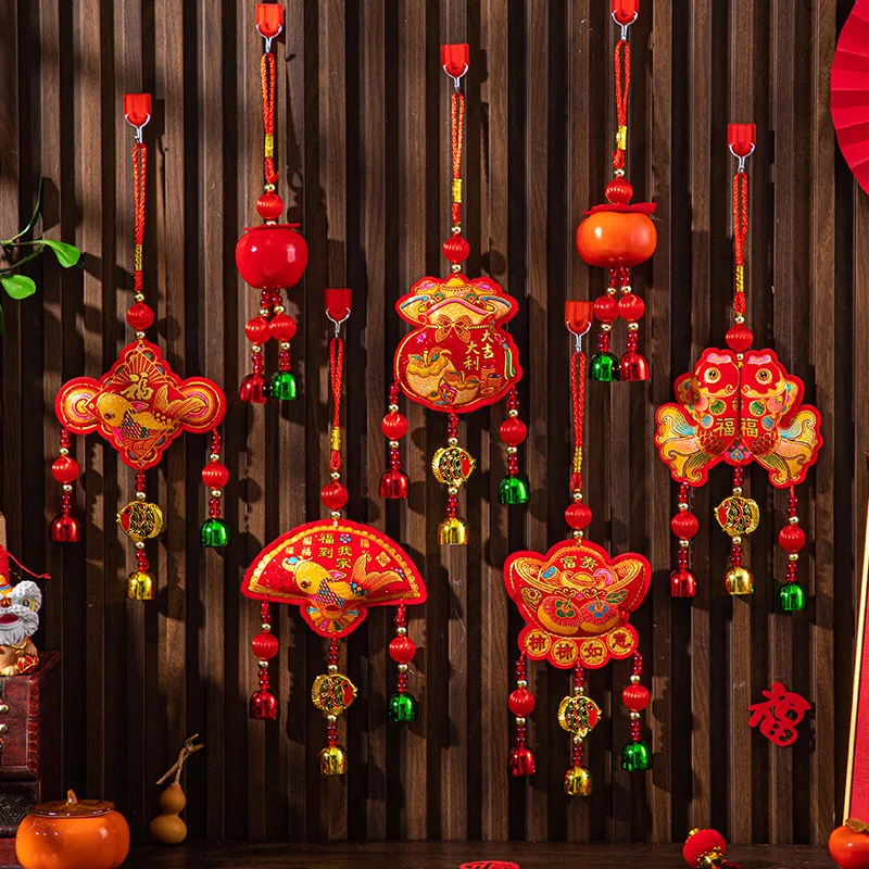

2026 New Year Decoration Items Chinese Traditional Chinese New Year Hanging Strings Bell Hanging Decoration Spring Festival