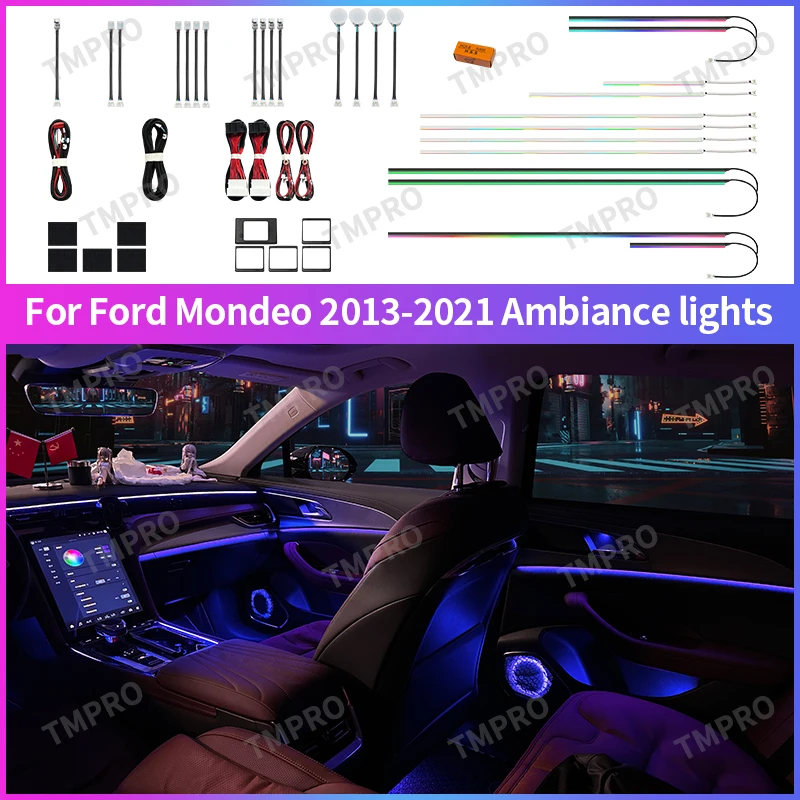 

Applicable for 2023-2024 Hong Qi H5 Car Ambient Lights Automotive Interior Decoration64 Colors LED Safety assistance systems