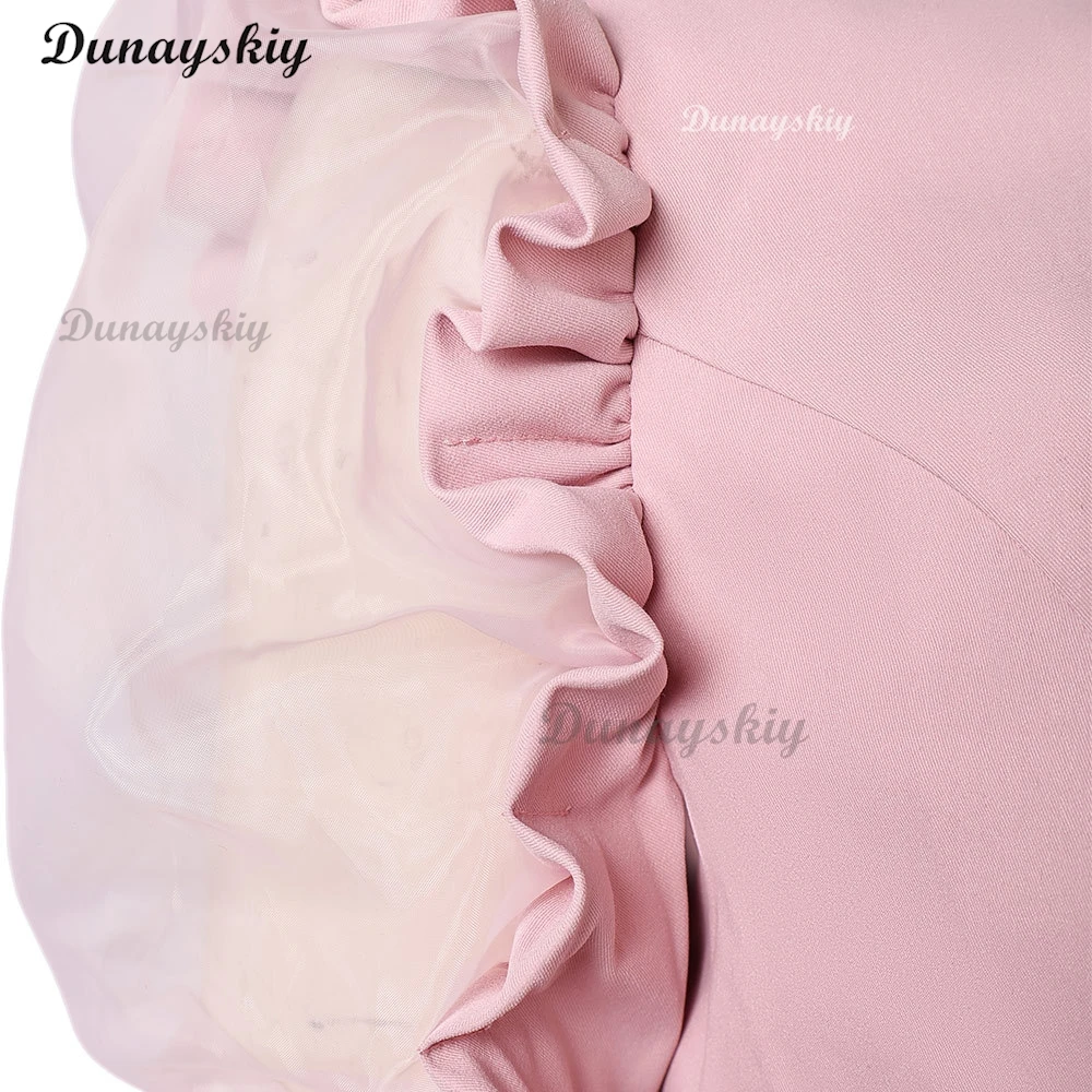 Костюм ведьмы Глинды для косплея из фильма Wiked, розовое пальто с пышными рукавами, наряды для Хэллоуина, вечерние, униформа, карнавальные костюмы для ролевых игр