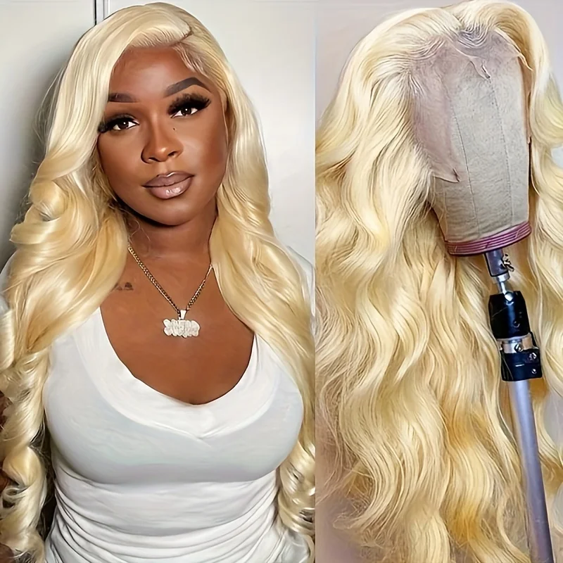 13x4 Honey Blonde 13x6 Hd Lace Frontal Wig 613 Body Wave Lace Front Brazilian Human Hair lace Frontal Wigs For Women Choice