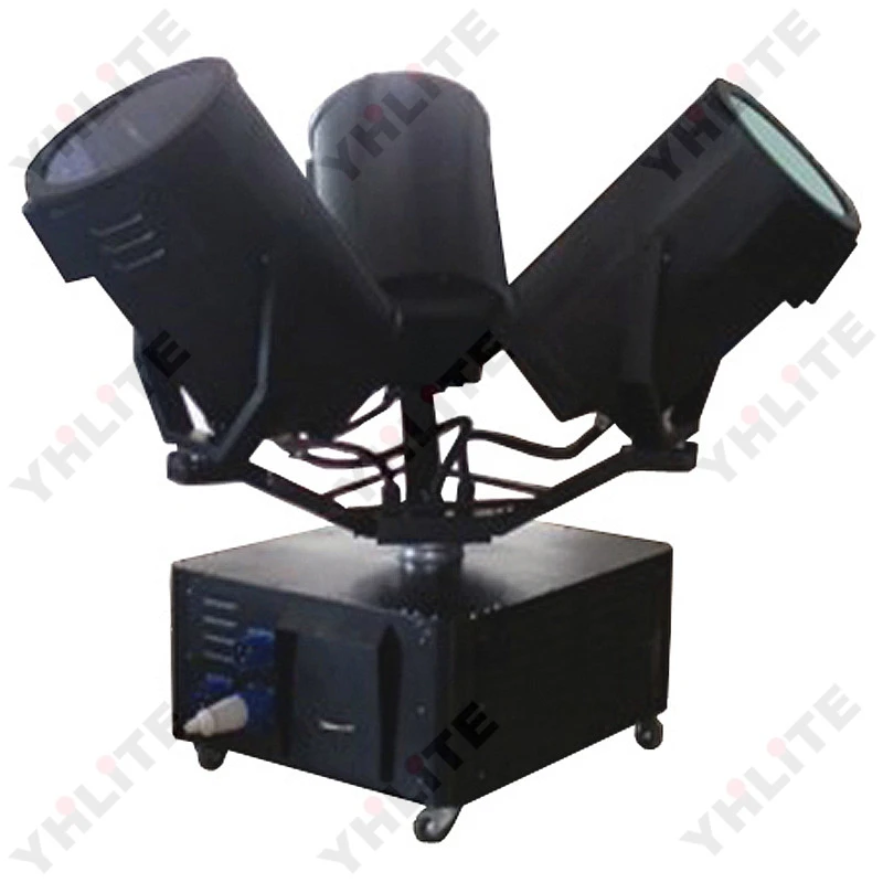 Outdoor Searchlight three heads search light waterproof moving head 3 heads Beam Sky Search light