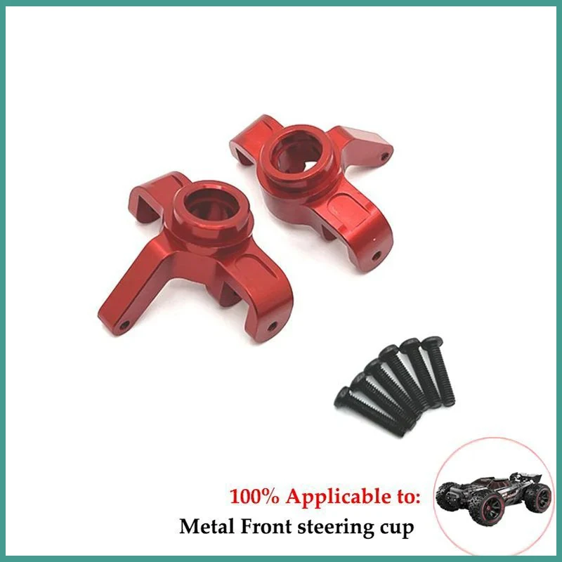 Conjunto de suporte de cubo de direção metálica, MJX 14209 14210, Braço de balanço inferior superior, Amortecedor, 1/14 RC Car Upgrade Parts, Acessórios