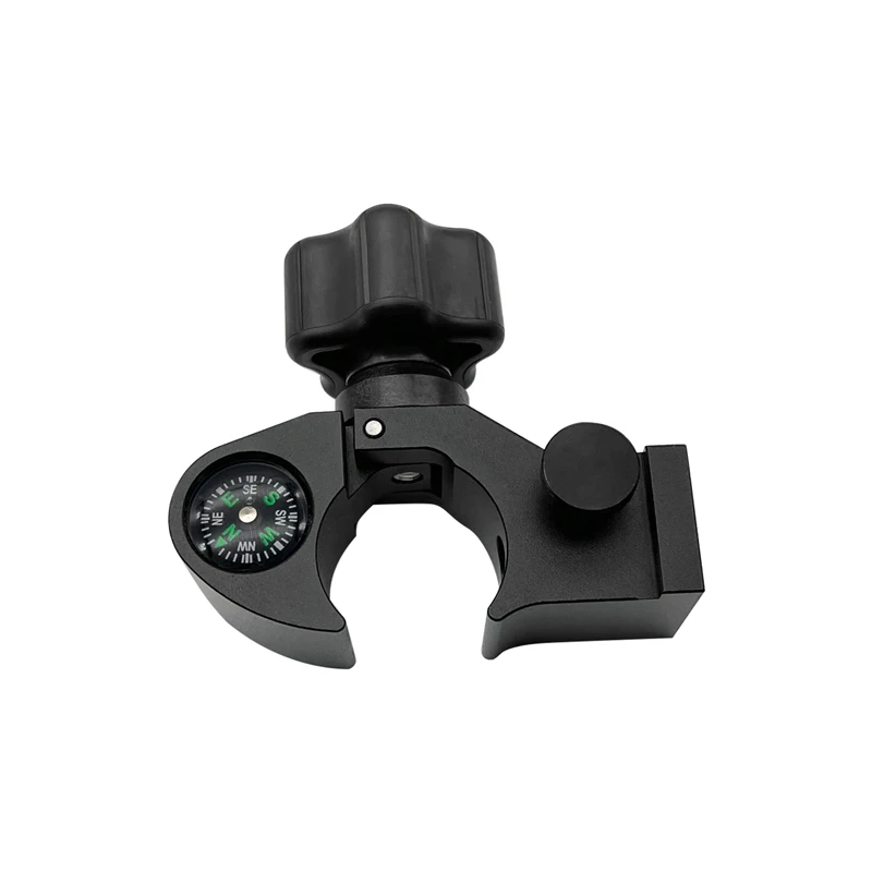 Soporte plano con abrazadera de brújula de mano para tableta de topografía geográfica al aire libre compatible con colector de datos abierto