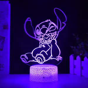 3D Illusion Night Light Point, Remote Control, Smart Touch, Room Decor Lamp, Birthday, Valentine's Day, Christmas Gifts 12 Main Sales Luminaire 3D - №11