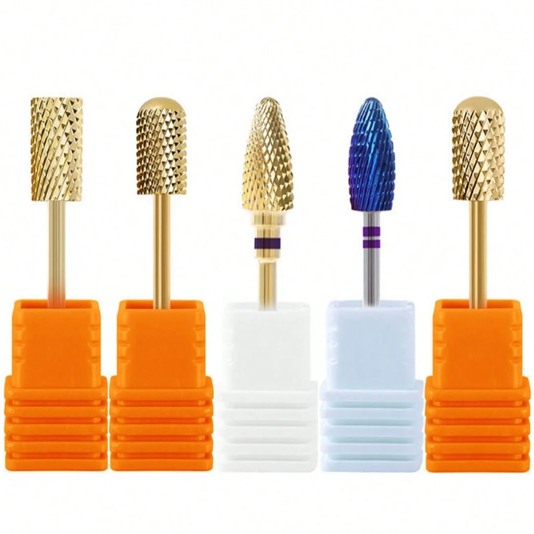 1 قطعة المهنية عالية الجودة التنغستن الصلب مسمار لقمة ثقب ماكينة الطحن الكهربائية ملحق تلميع القاطع مانيكير أداة
