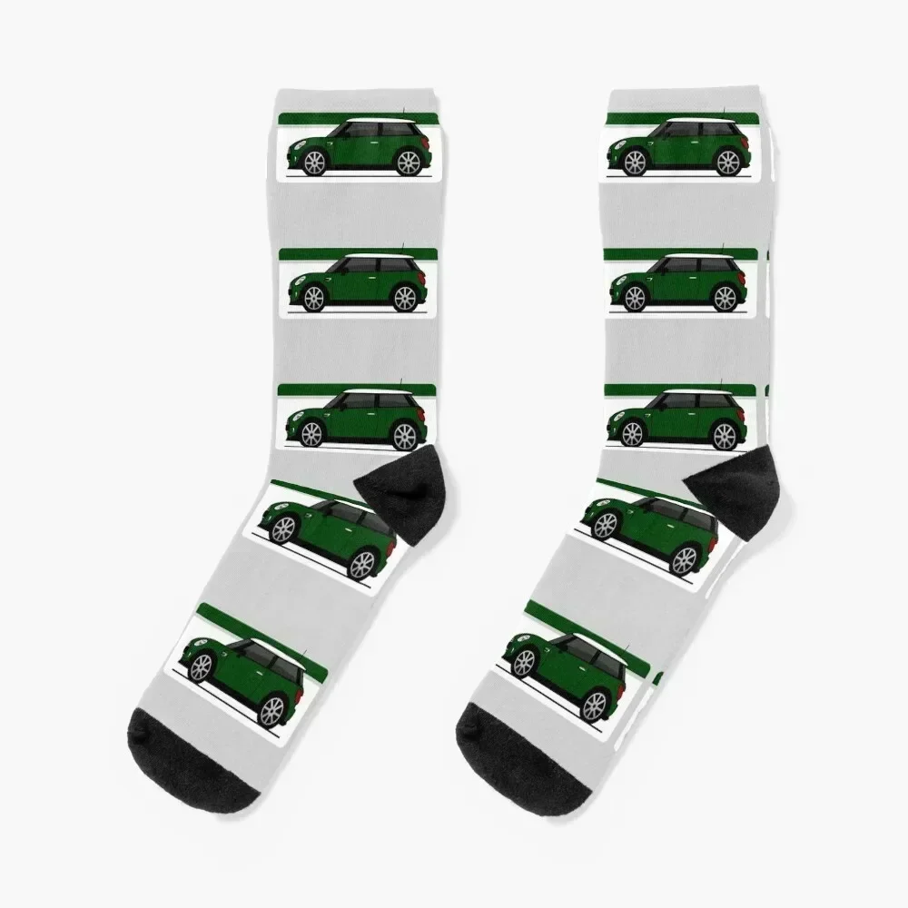 

English green car BRG Socks tennis Men's sports and leisure professional running Socks Man Women's
