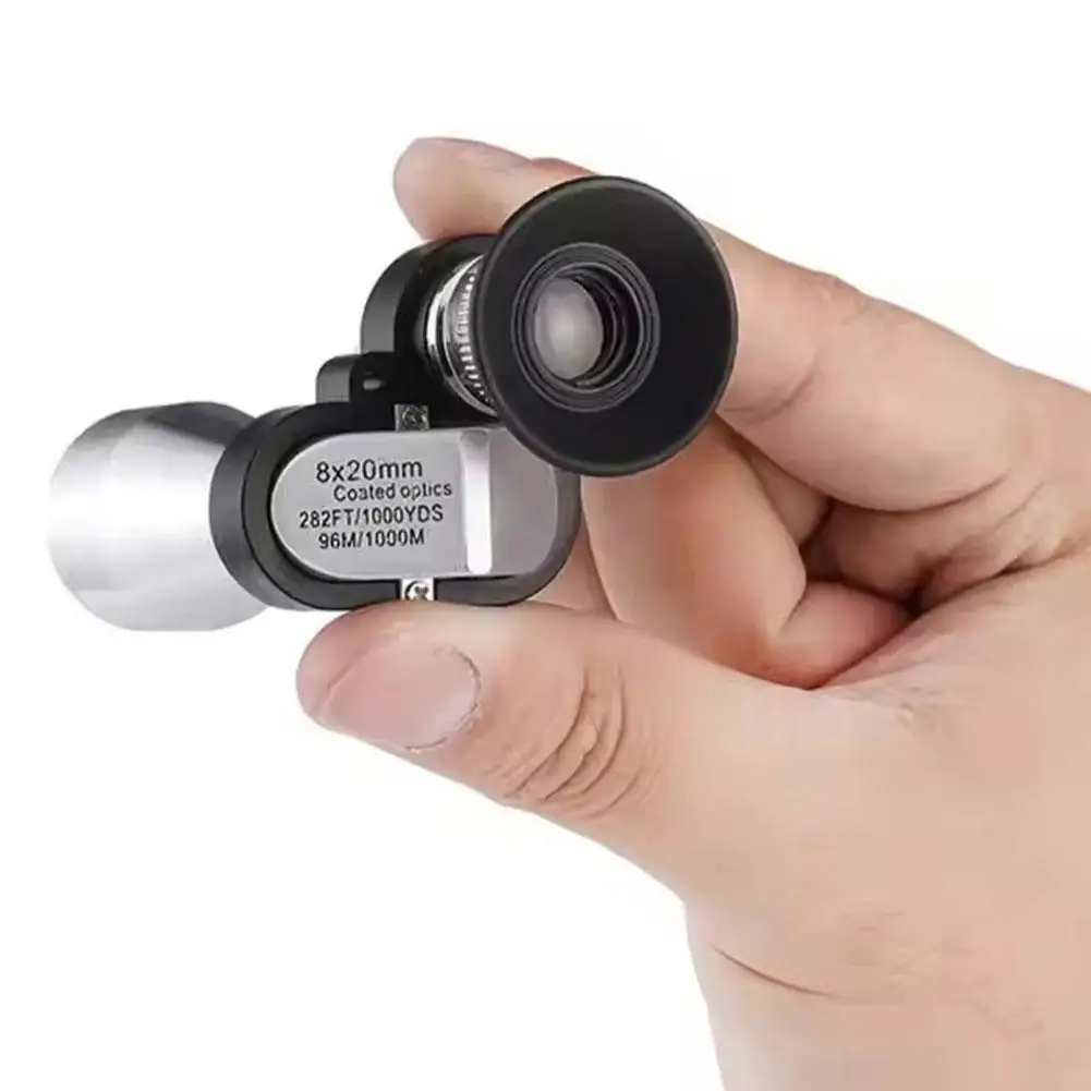 

Mini Pocket Metal Corner Telescope High-Definition Optical Lens Waterproof Anti-fog For Bird Watching Hiking Traveling R5C5