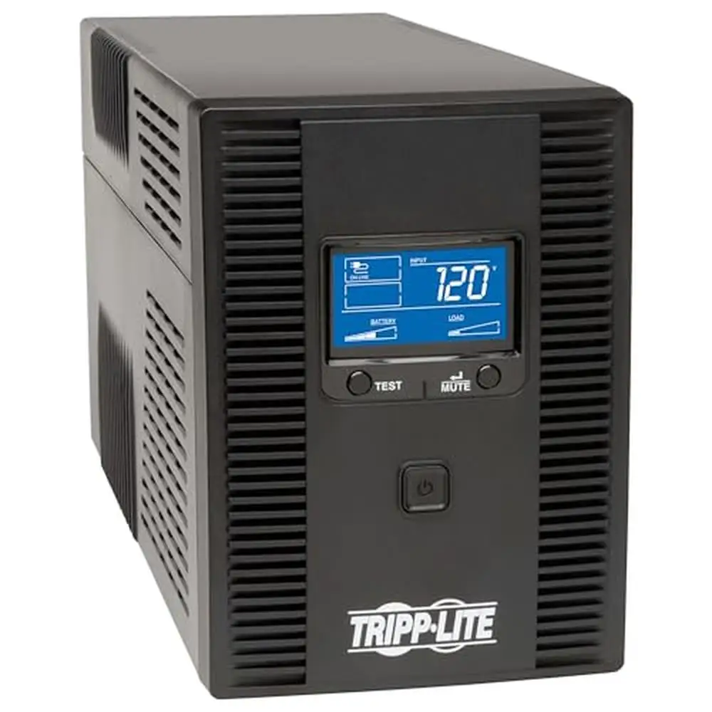 1500VA UPS Battery Back Up with AVR LCD Display-10 Outlets-USB-Tel & Coax Protection-Ups Power Backup-Surge Protection-Line