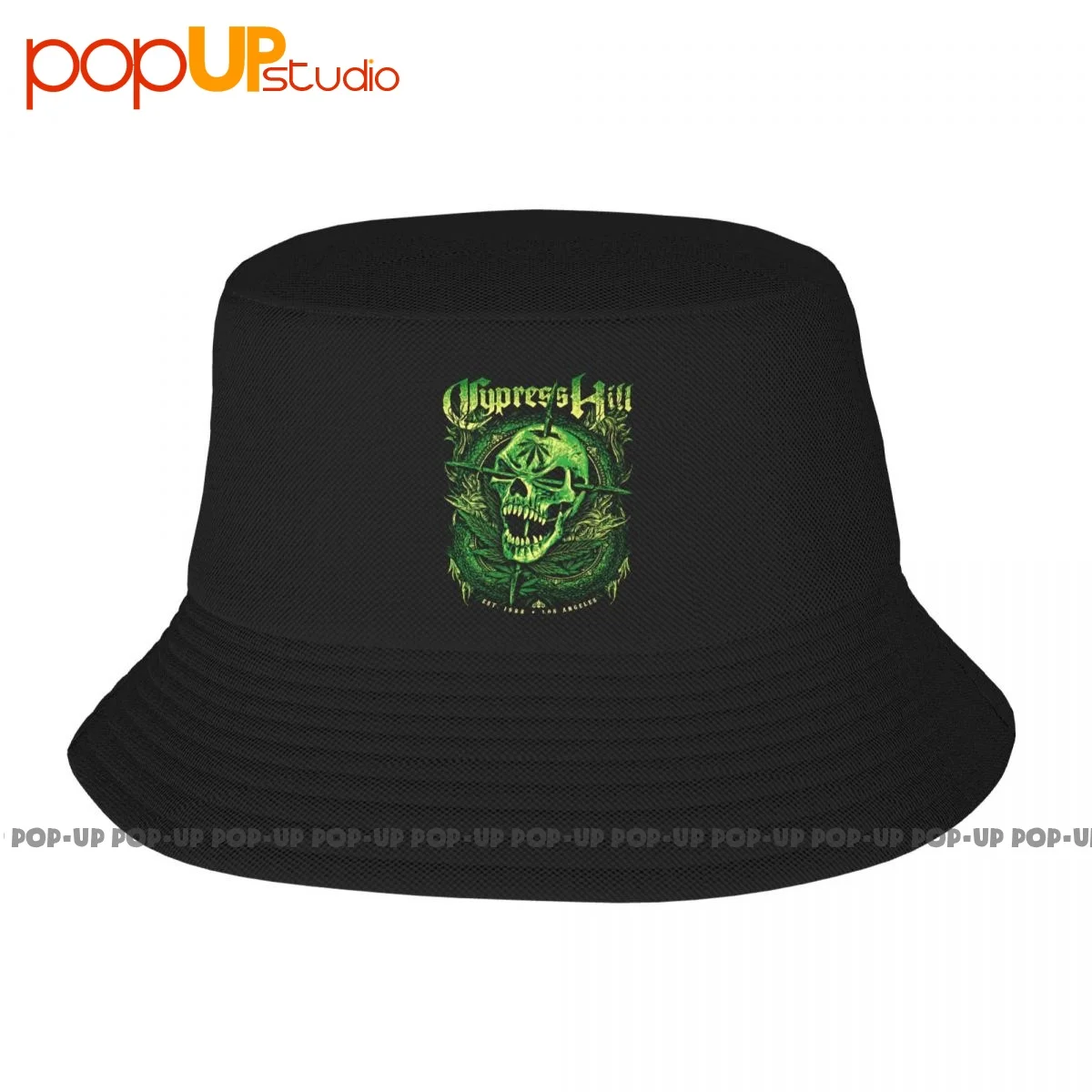 Cypress Hill Fangs Skull Bucket Hat Fisherman Cap