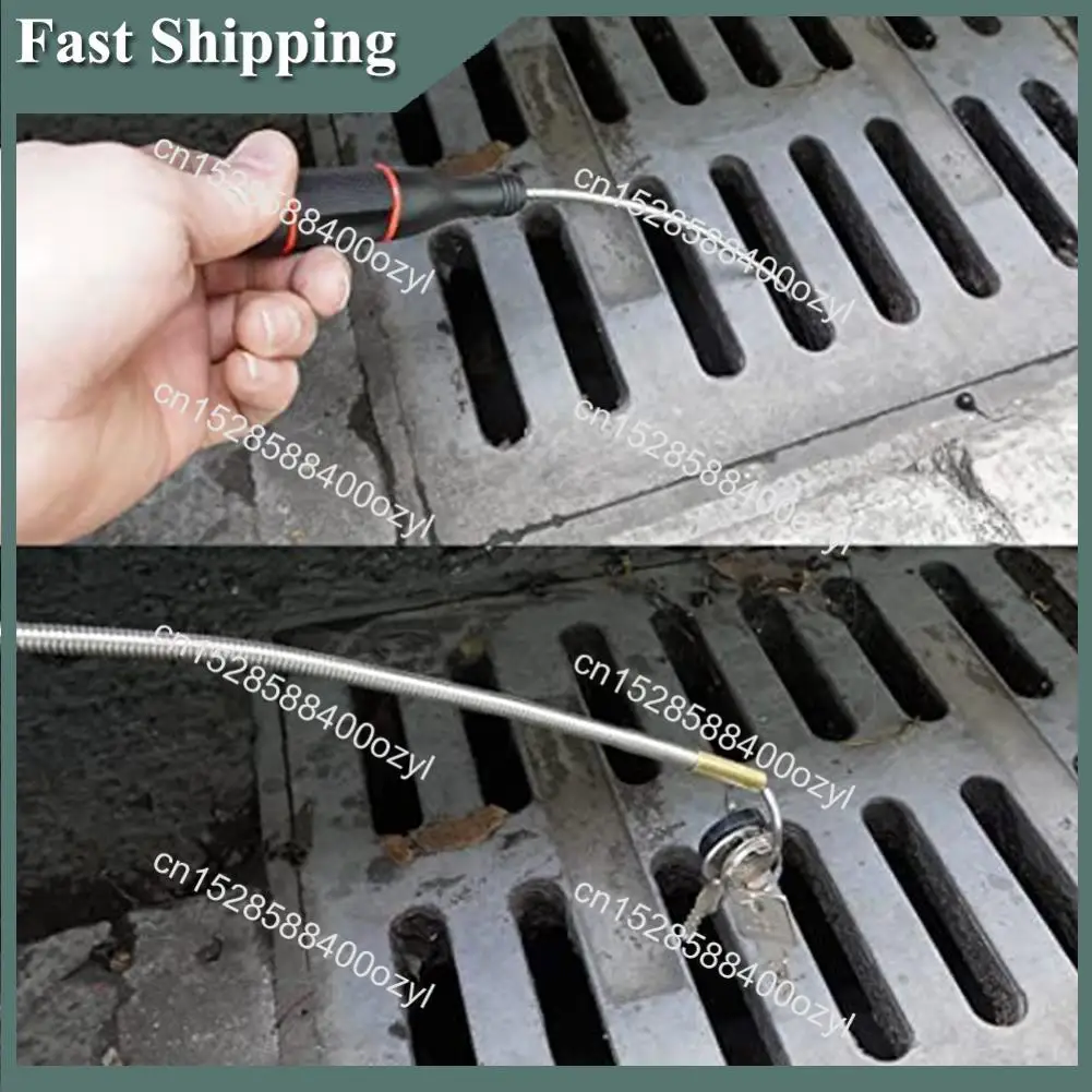 August 2PCS Flexible Magnetic Pickup Tool, 23.6Inch Long Flexible Bend-It Magnet Snake Pickup, Bendable Magnetic Pickup 2LB