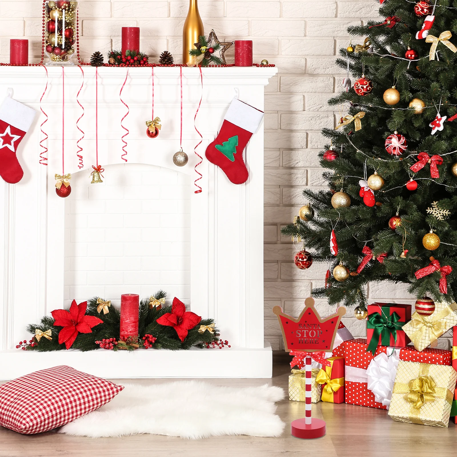 عيد الميلاد الديكور ضوء عيد الميلاد Led مصباح طاولة خشبية مصباح للمنزل حفلة داخلي احتفالي ليلة ضوء غرفة نوم مكتب ديكور #6