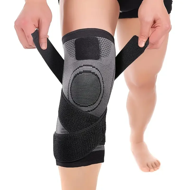 

WorthWhile 1pc Sports Knee Pads, Compression Elastic Knee Pads, Support Gym Gear For Basketball Volleyball