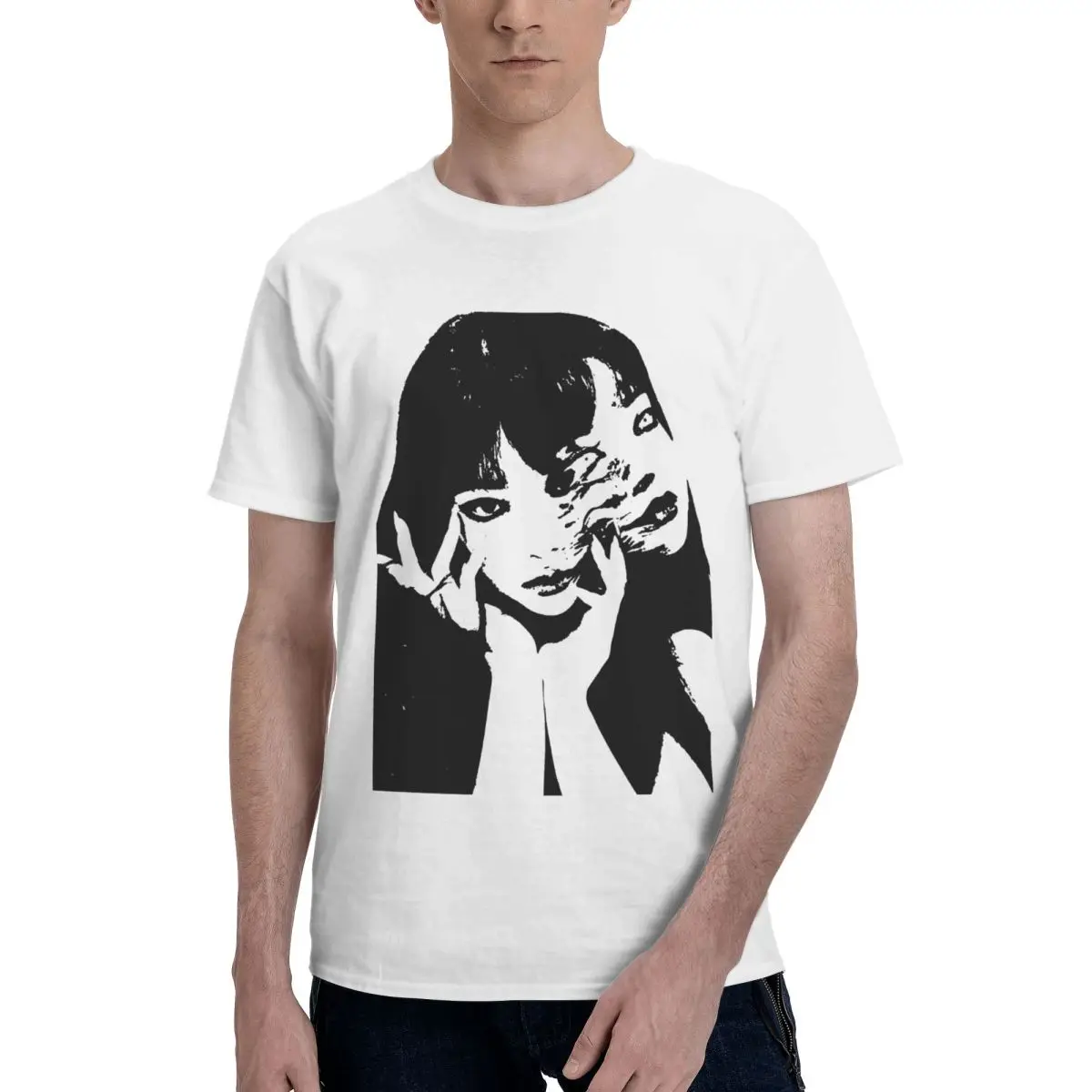 Tomie Junji Ito (2) T Shirts Graphic Y2K Unique O-neck Tshirt For Men Women Clothes