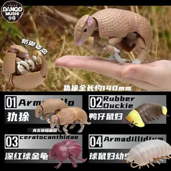 Japanese Bandai Genuine Gacha Scale Model Artificial Animal Model Toys Brazilian Armadillo Dung Beetle Action Figure Toys