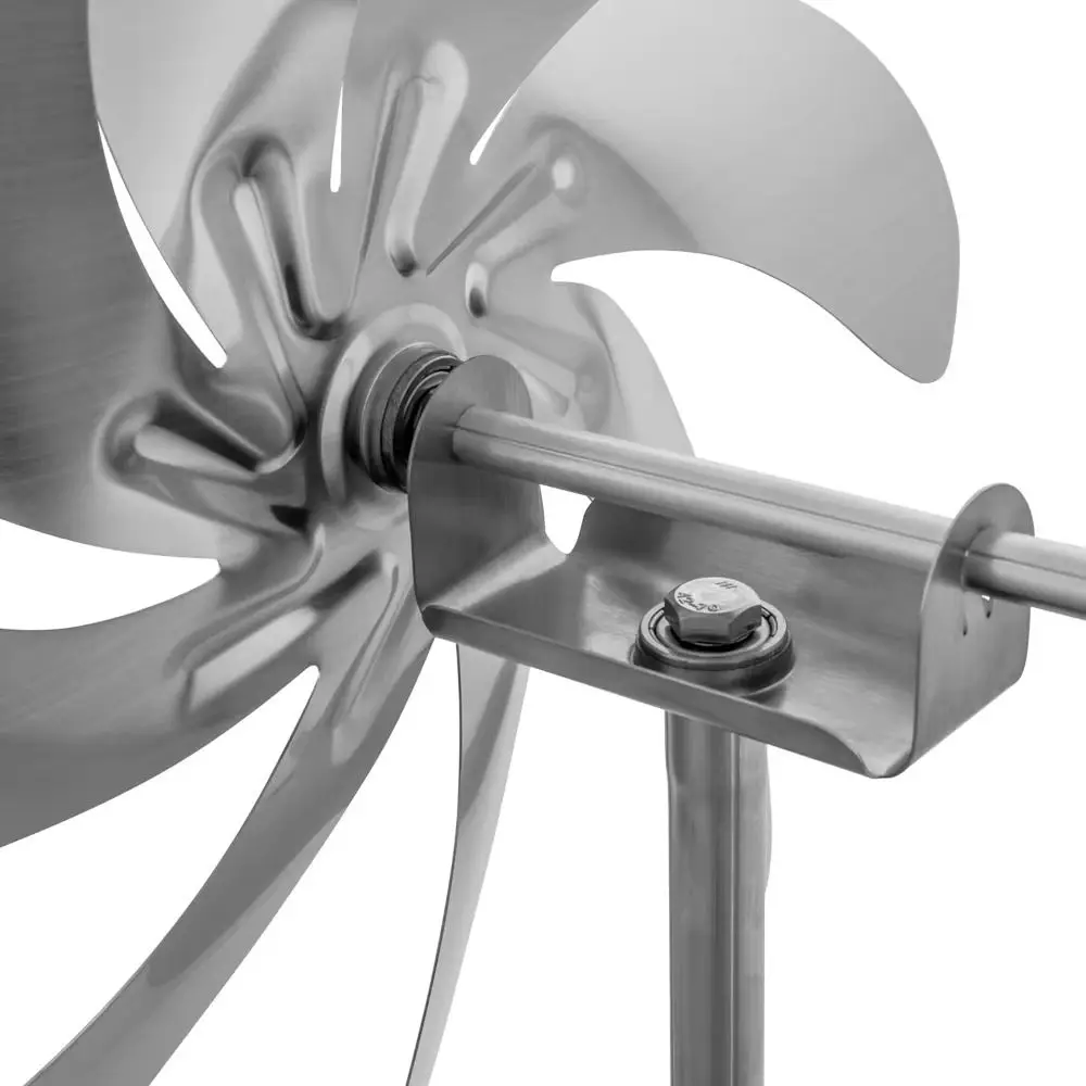 Removable Stainless Steel Windmill Corrosion Resistance Waterproof Rotating Garden Pinwheels Decorative Rust-Proof