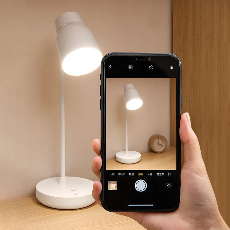 Imagem -06 - Led Dimmable Touch Night Light Desk Lamp Níveis Usb Recarregável Proteção para os Olhos Lâmpada de Mesa Dobrável para Quarto Mesa de Cabeceira