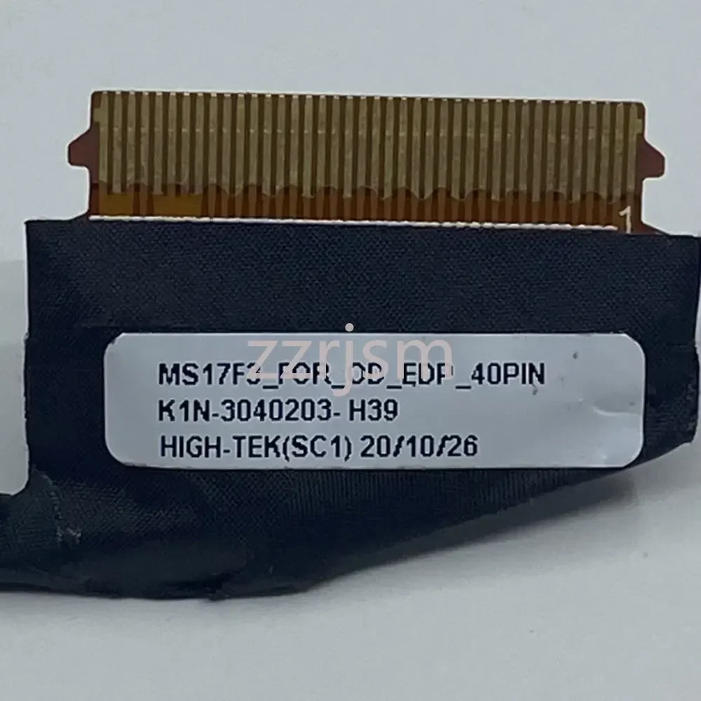 For MSI GF75 MS17F1 MS17F2 MS17F3 MS17F5 Laptop Video screen LCD LED Display Ribbon Camera Flex cable K1N-3040115-H39
