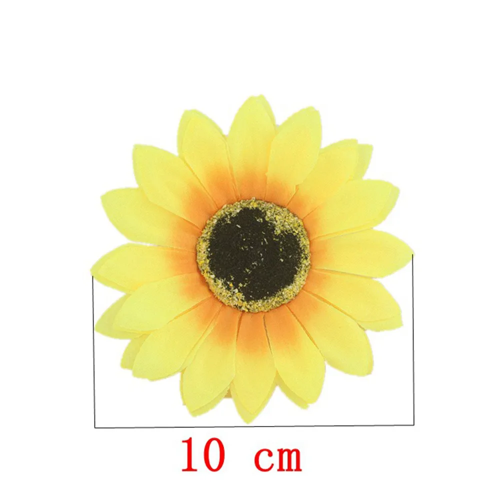 

Sunflower Hair Hoop Yellow Lifelike Floral Headband Elastic Comfortable for Hawaiian Party Carnival Fairy Wedding Photo Shoot