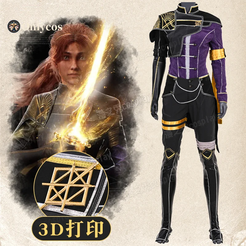 لعبة Maelle التأثيرية كلير سبكور: إكسبيديشن 33 مجموعة كاملة من أزياء الدعائم الموحدة إكسسوارات النساء حفلة كرنفال الهالوين #1