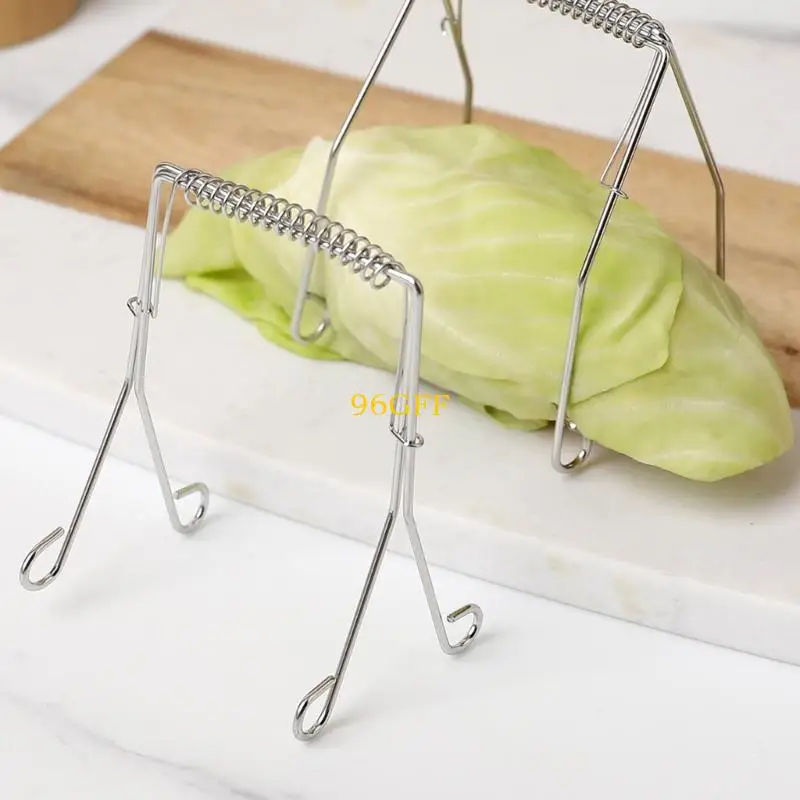 96GF Multiple Purpose Rustless Spring Tongs Set of 2 Kitchen Barbecue Accessories