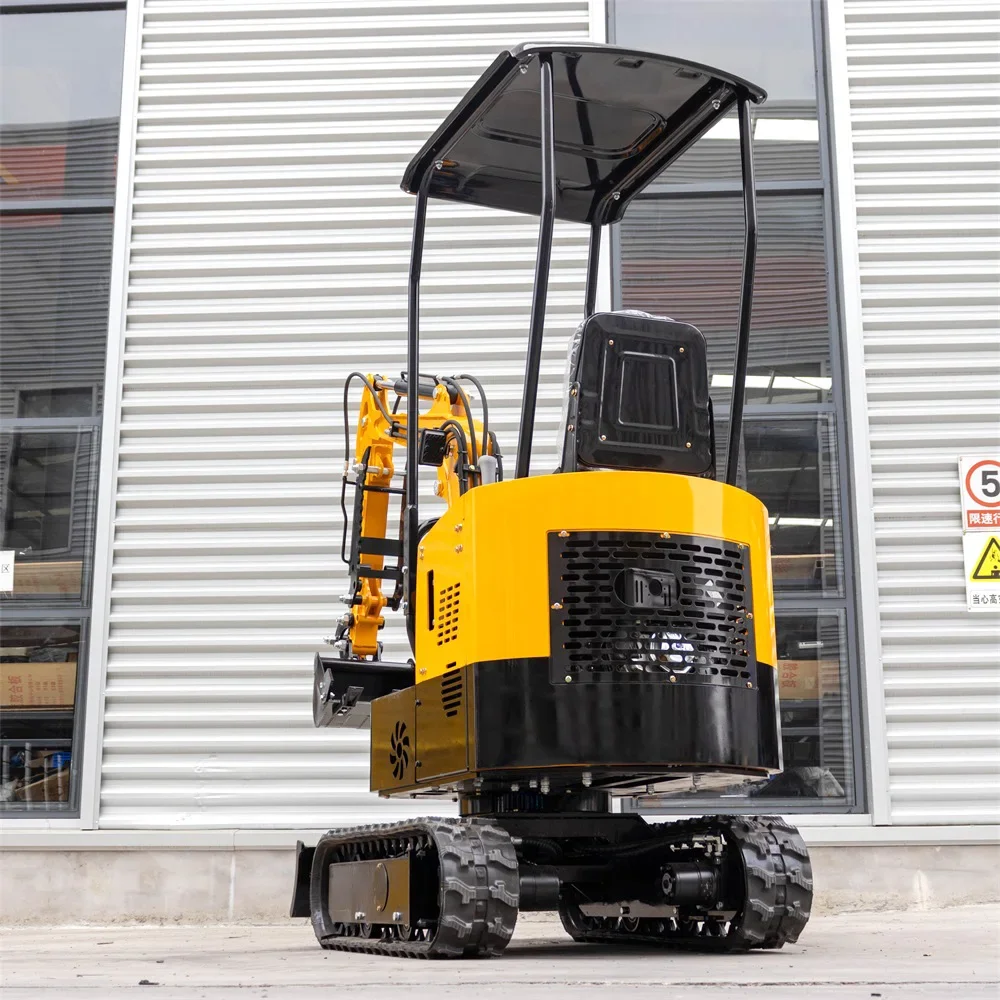 Mini escavatore a basso costo Mini escavatore elettrico per macchine cingolate cinesi da 1 tonnellata