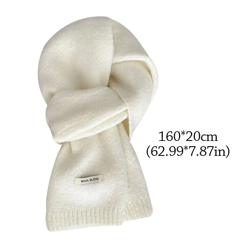 أزياء الشتاء الدافئ وشاح بلون الصوف وشاح متماسكة لينة رشاقته الرقبة أدفأ النساء الرجال