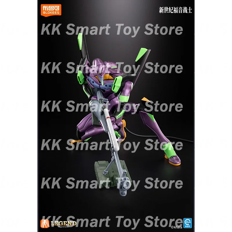 Nuevo genuino Blokees Legend Edition Neon Genesis Evangelion Eva-Tv versión Unit-01anime figura de acción juguetes de regalo coleccionables