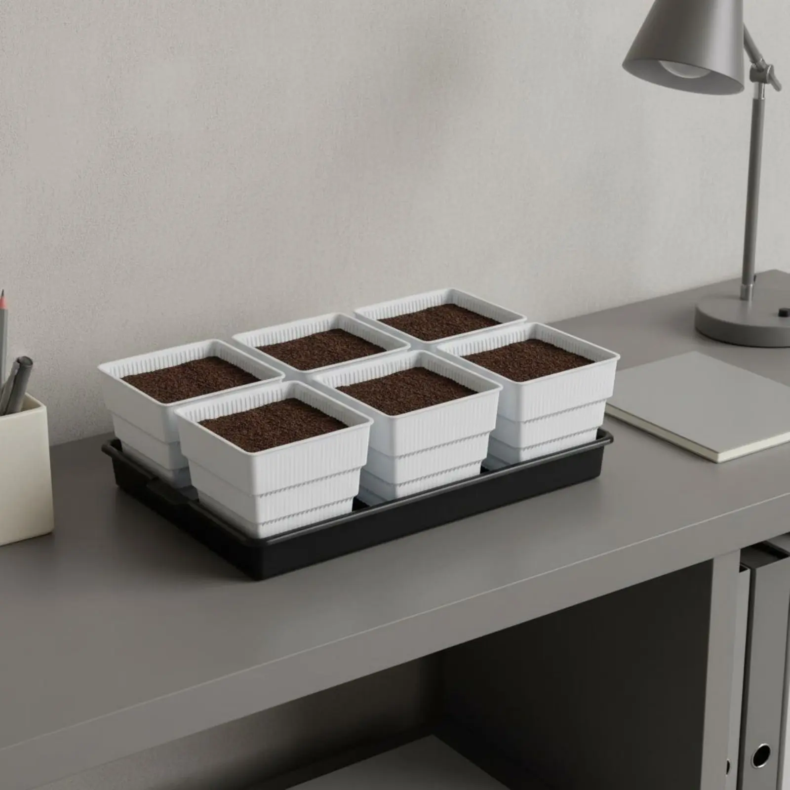 

Root Control Pot 360° Breathable Root Control Planter Air Pruning Pot Reusable Square Cactus Planter Long-Lasting for Beginners