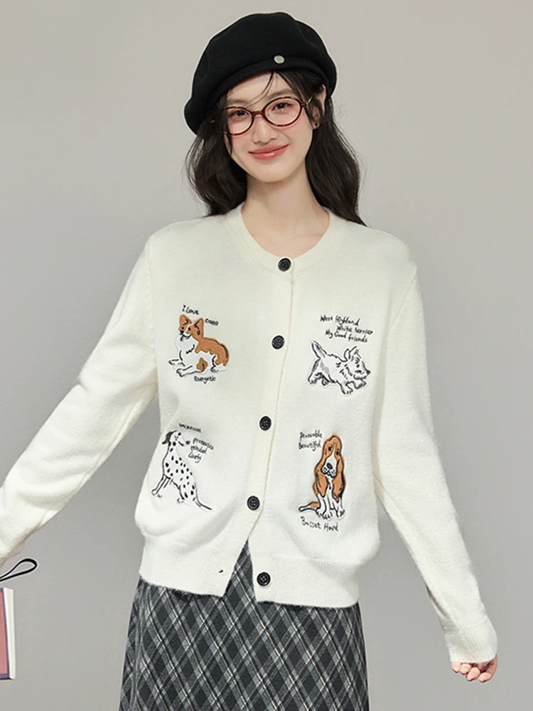 

Универсальный длинный вязаный свитер для женщин, весенний модный свободный облегающий базовый слой, кардиган-топ для повседневной носки на улице