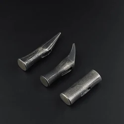 Handmade DIY Japanese Style Hammer Head S55 High Carbon Steel Forging Heat Treatment HRC54 Stone Washing Process Hammerhead