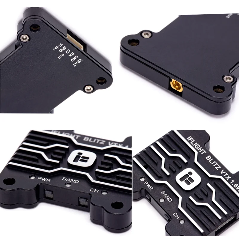 IFlight BLITZ 5.8GHz 1.6W VTX - Antiinterferencias, larga distancia para modelos de vídeo FPV