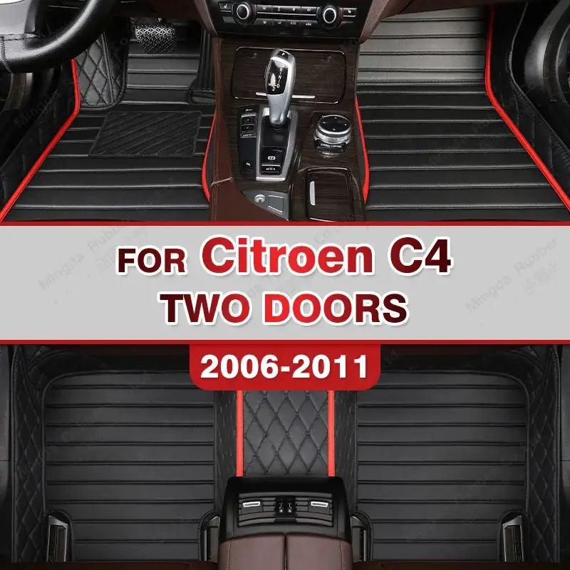 

Car Floor Mats For Citroen C4 (Two Doors) 2006 2007 2008 2009 2010 2011 Custom Auto Foot Pads Automobile interior accessories