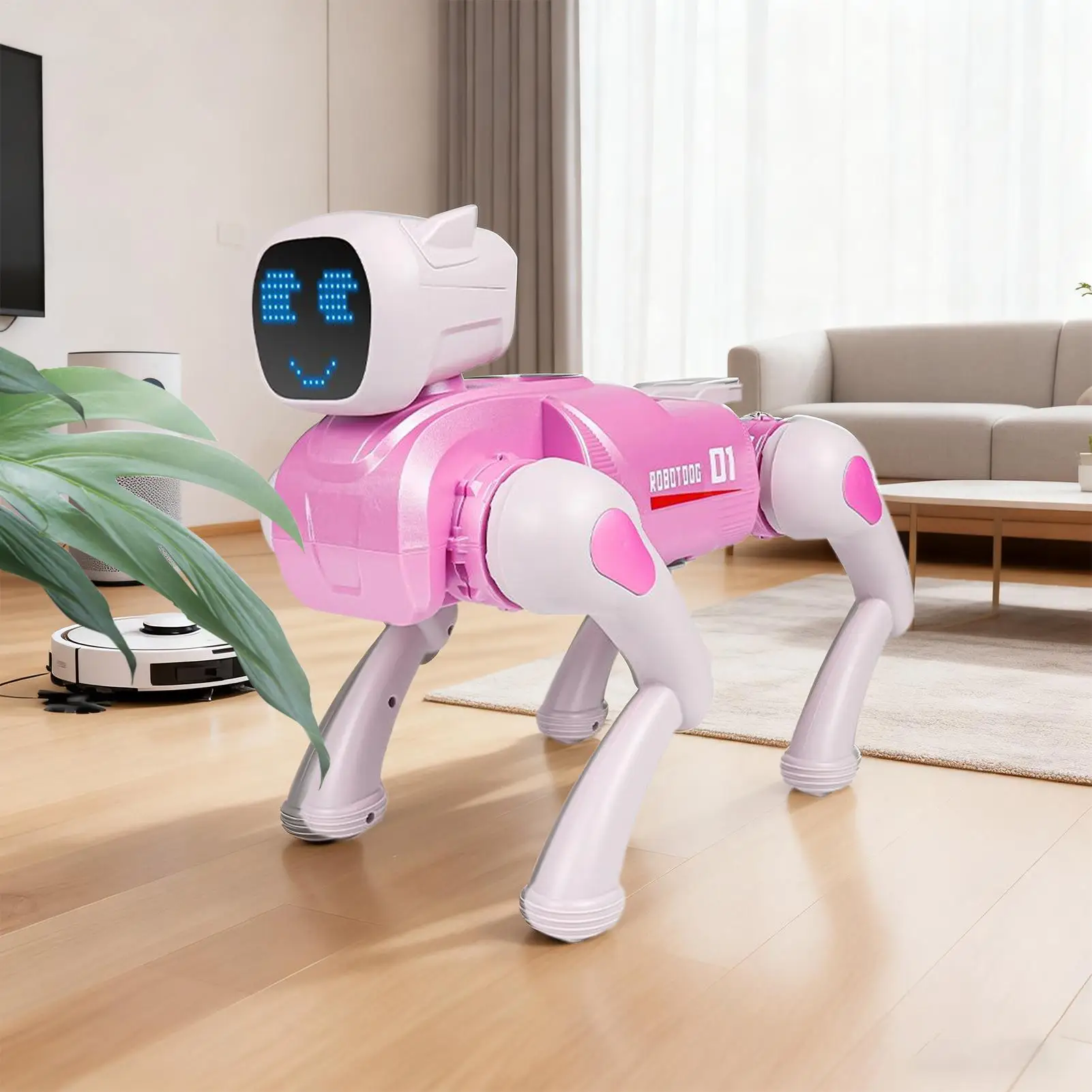 Robot chiot interactif télécommande figurines Intelligent marche robotique chiens animaux de compagnie pour enfants filles maison voyage intérieur salle de classe