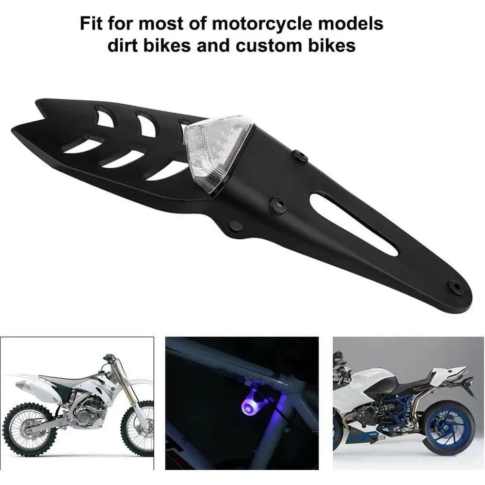 

Motorcycle license plate taillights LED Taillight License Plate Waterproof Motocross Accessories Lights